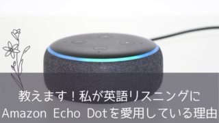 教えます！私が英語リスニングにAmazon Echo Dotを愛用している理由